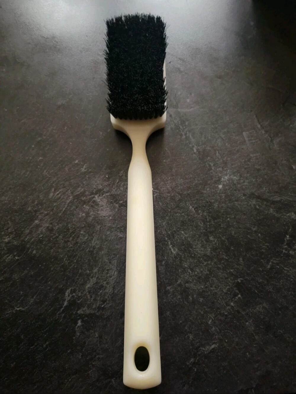 FULLER Brush Long Handled 13" Bath Shower Back Scrubbing White Vintage 1950s